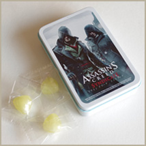 アサシン クリード キャンディ缶