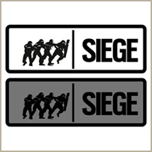 レインボーシックス シージ 刺繍ワッペン「突入+シージ」