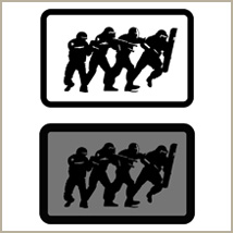 レインボーシックス シージ ラバーワッペン「突入」